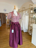 Dirndl "Beere" Gr. 38 mit Puffärmelbluse